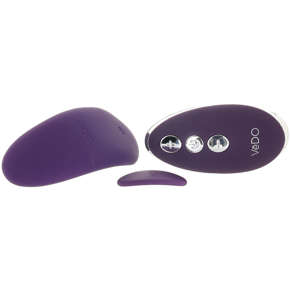 Niki Rechargeable Magnetic Panty Vibe in Deep Purple