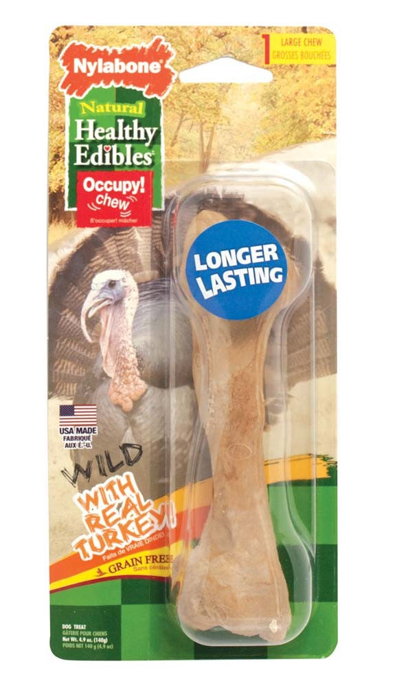 Nylabone Healthy Edibles Turkey Flavored Dog Chew
