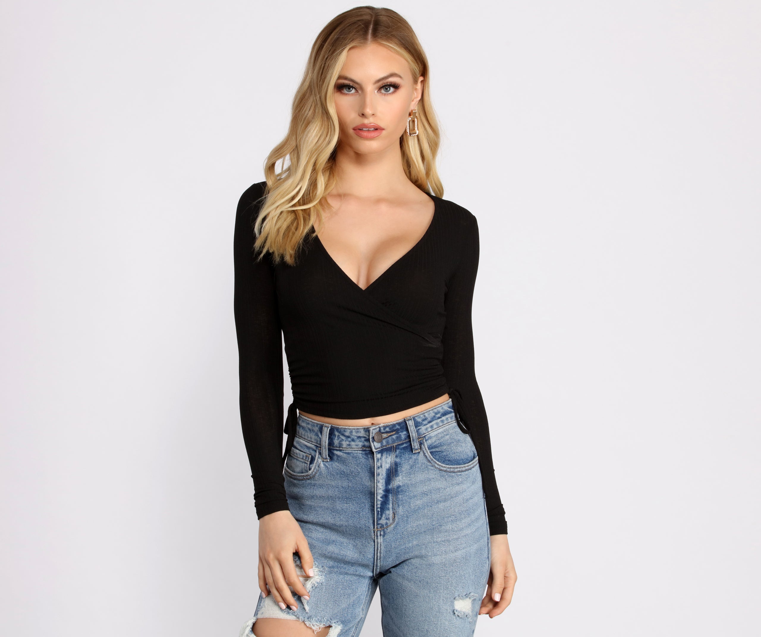 Casual Vibes Ribbed Knit Top