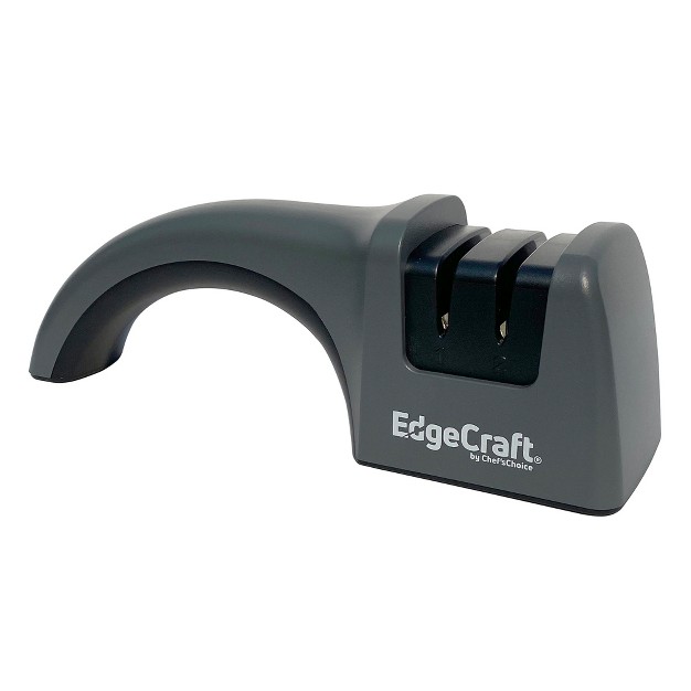 Edgecraft Model E442 Manual Knife Sharpener 2 stage 20 degree Dizor In Gray she442gy12