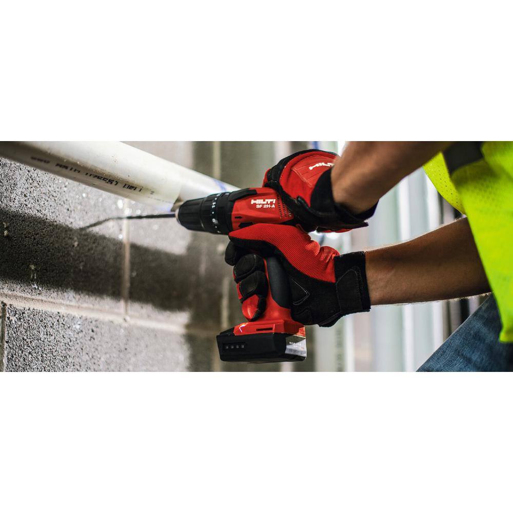 Hilti 12-Volt Lithium-Ion 38 in. Cordless Hammer DrillDriver SF 2H-A with Battery Charger and Bag 3536723