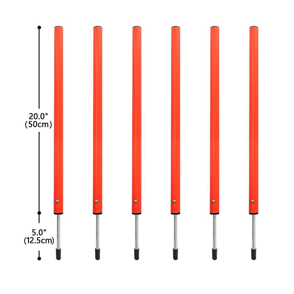 Outdoor dog training agility pole