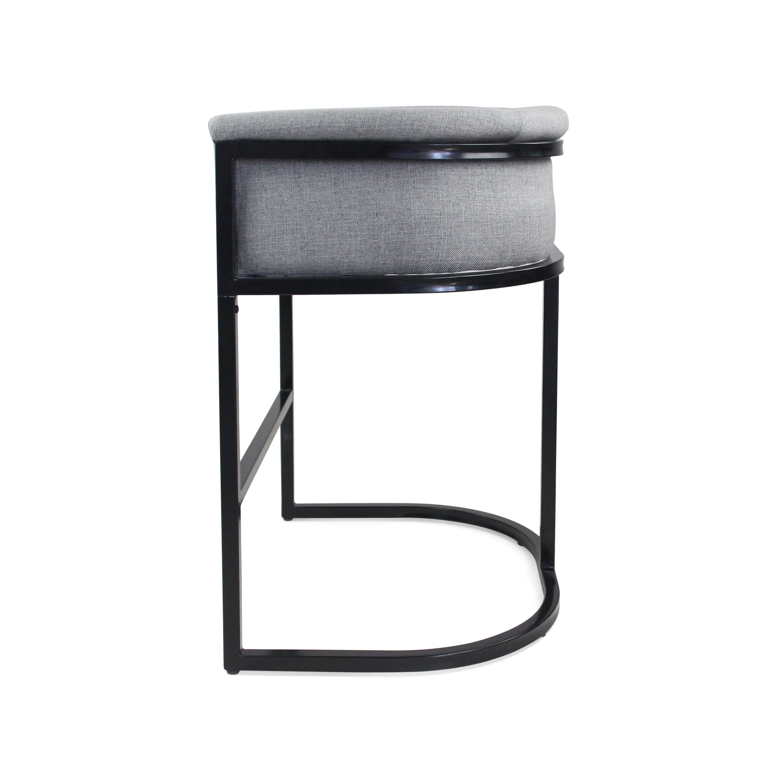 Best Modern Wide Bucket Upholstered Barstool