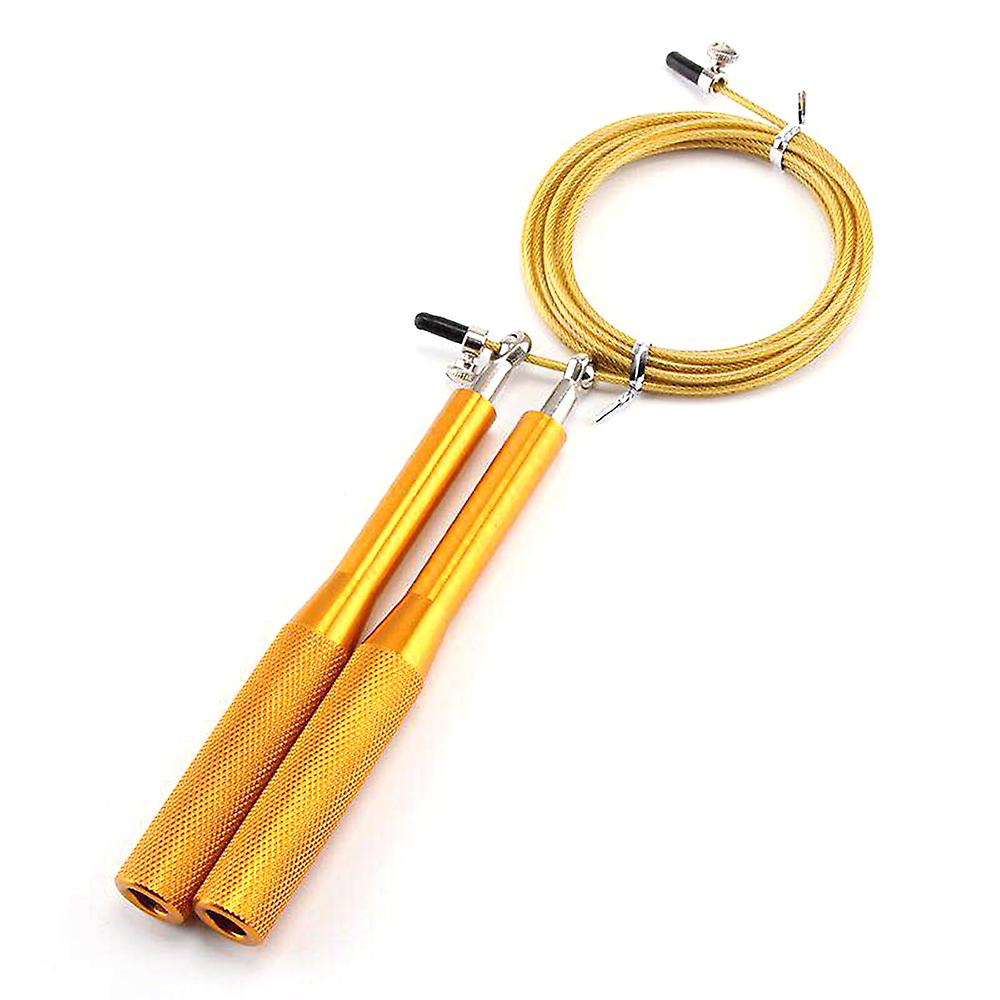 Gold Jump Ropes For Fitness Jump Rope 10 Ft Jump Rope Men， Women Adjustable Adult Skipping Rope Without Tangling