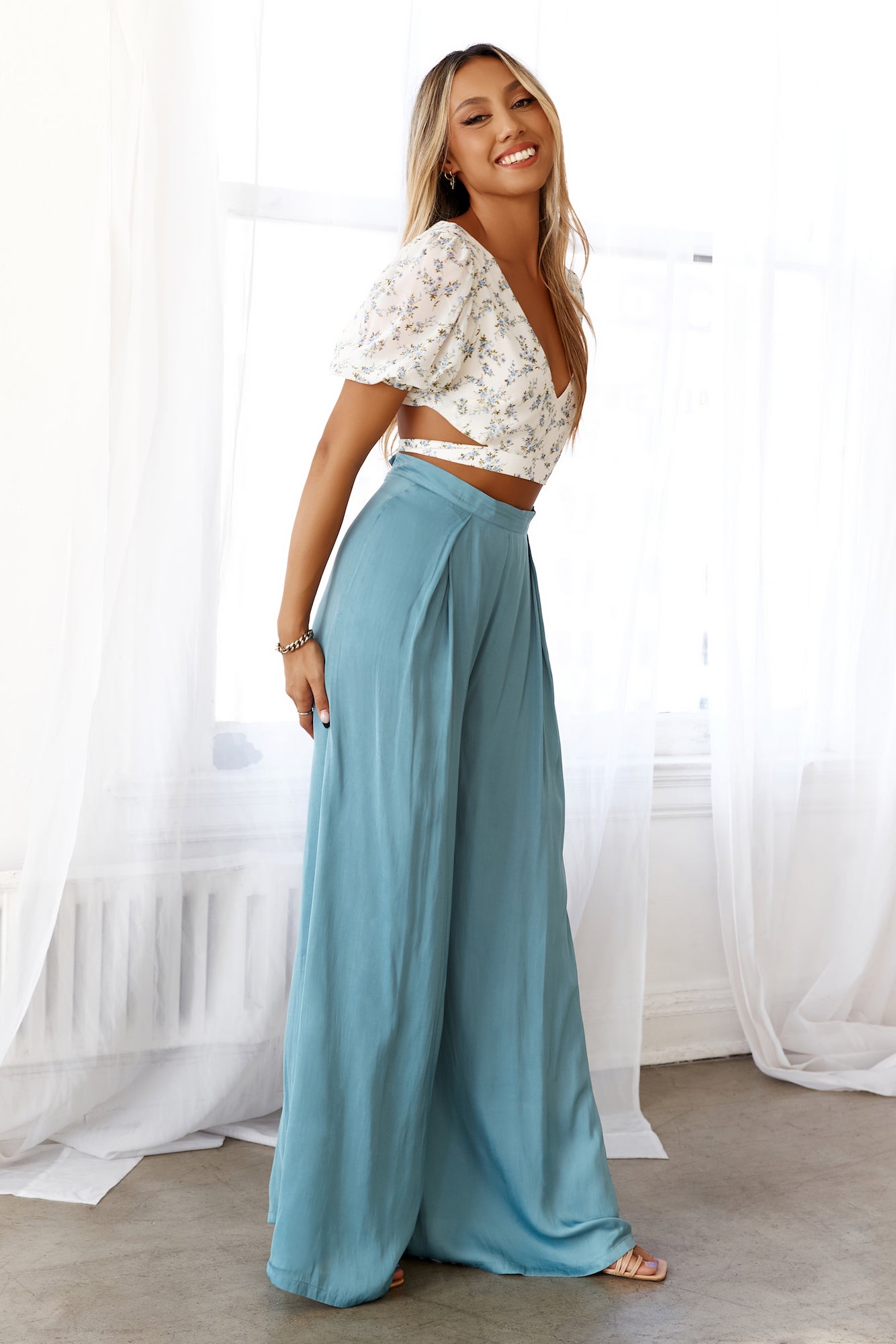 HELLO MOLLY Queen Titania Pants Teal