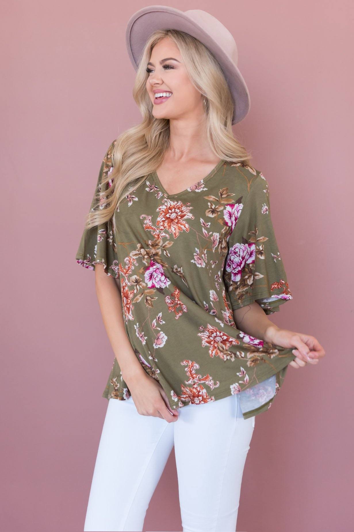 Secret Garden Modest Top