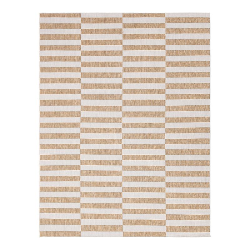 Unique Loom Outdoor Striped Rug