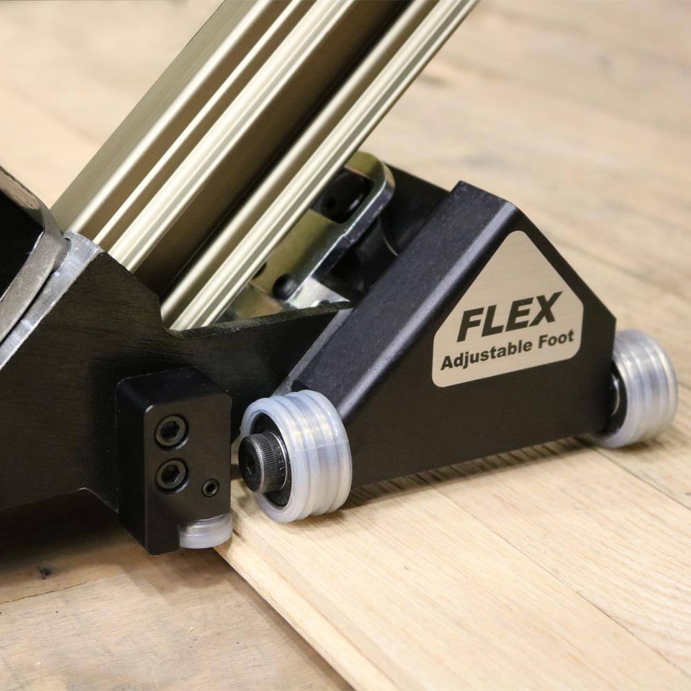 POWERNAIL 16-Gauge Flex Power Roller Pneumatic Hardwood Flooring Cleat Nailer 445FLEXPRW