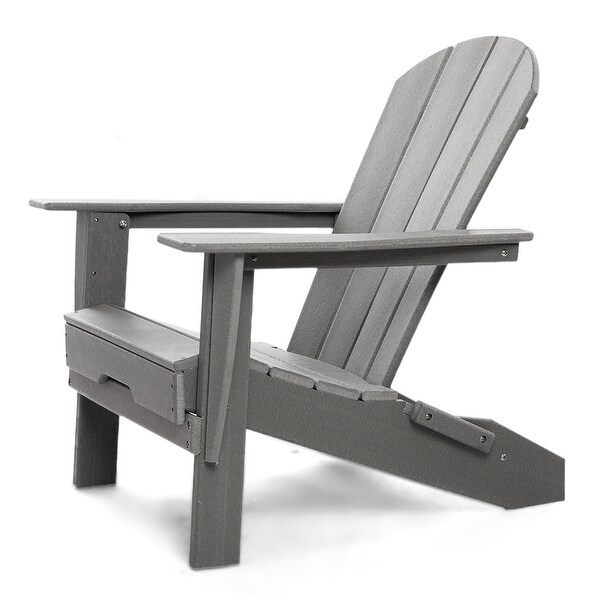 All Weather Folding Adirondack Chair，HDPE Recyclable Plastic