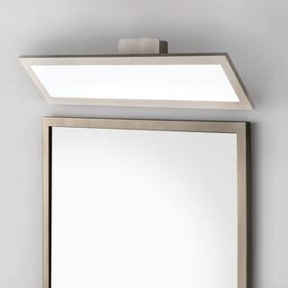 Hampton Bay Straston 24 in. 1-Light Brush Nickel LED Adjustable Bathroom Vanity Light 59061-SN