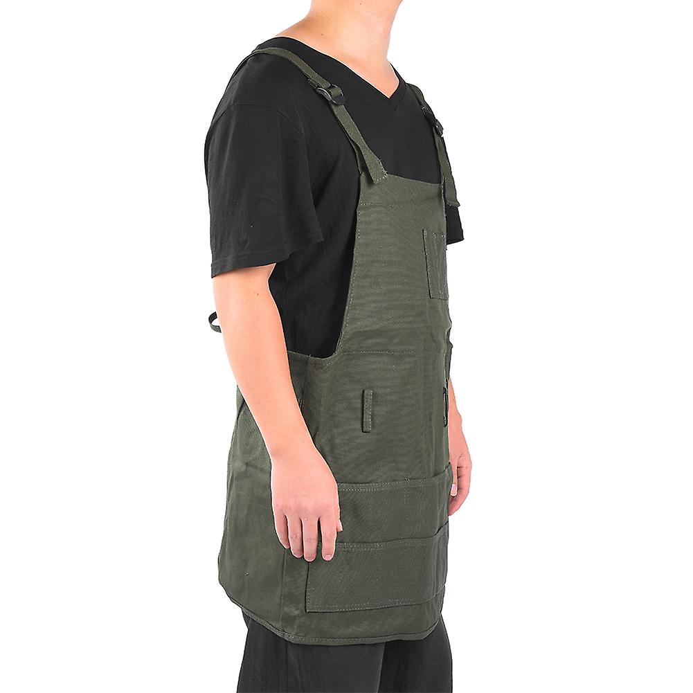 Painting Pottery Apron Adult Canvas Drawing Apron Artist Work Accessory With Pocket