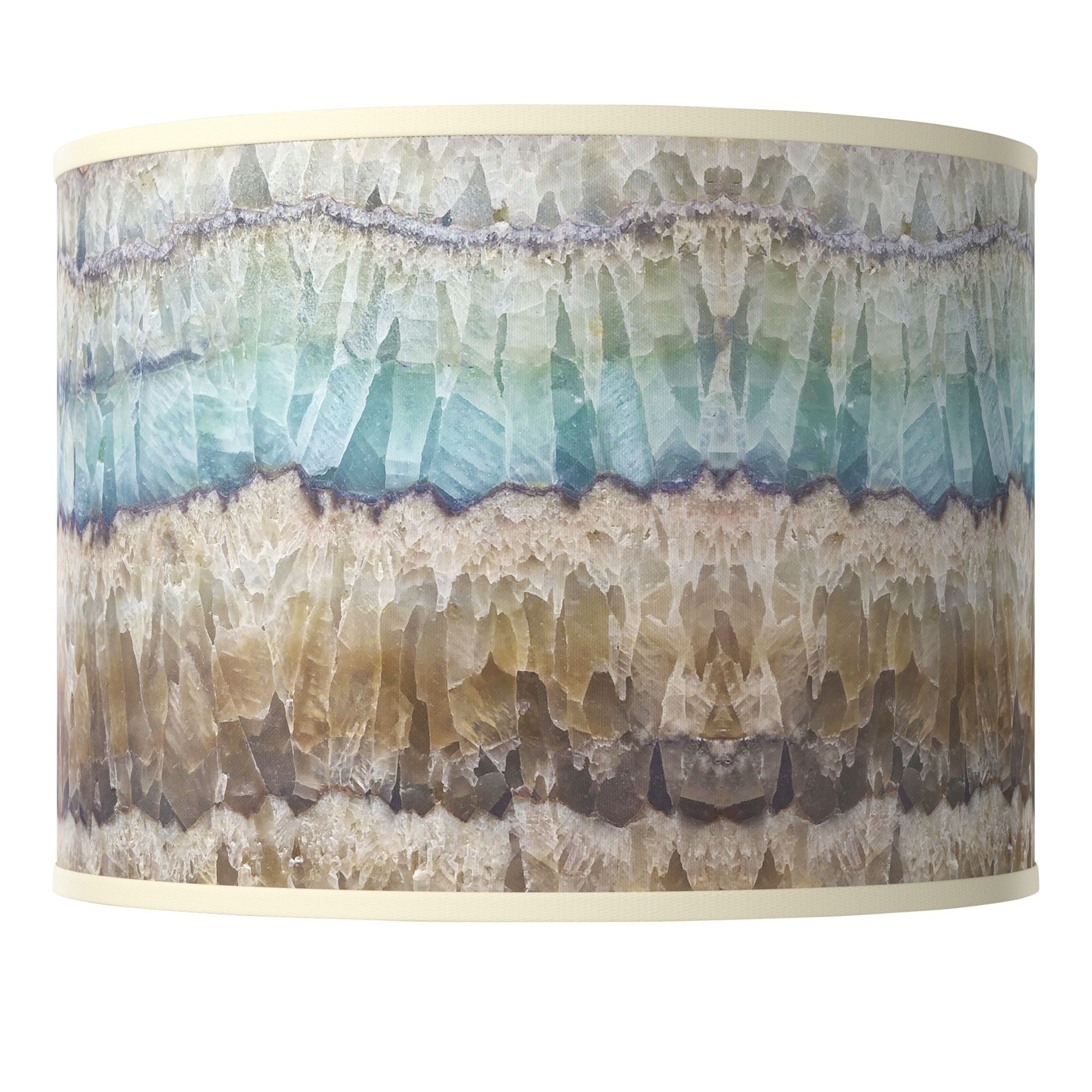 Giclee Glow Marble Jewel Giclee Lamp Print Shade 13.5x13.5x10 (Spider)