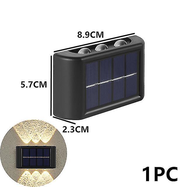 Smart Solar Led Outdoor Waterproof Up And Down Luminous Lighting Garden Decoration Solar Lights Stairs Fence Sunlight