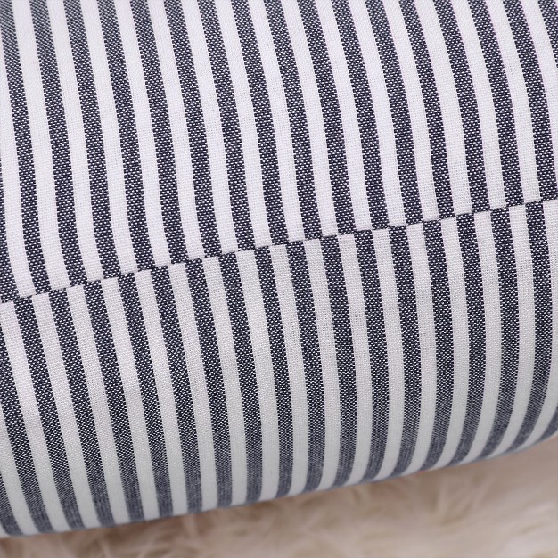 1 Pc Cotton Canvas Classic Check Plaid Stripe Square Decorative Pillow Cover Piccocasa