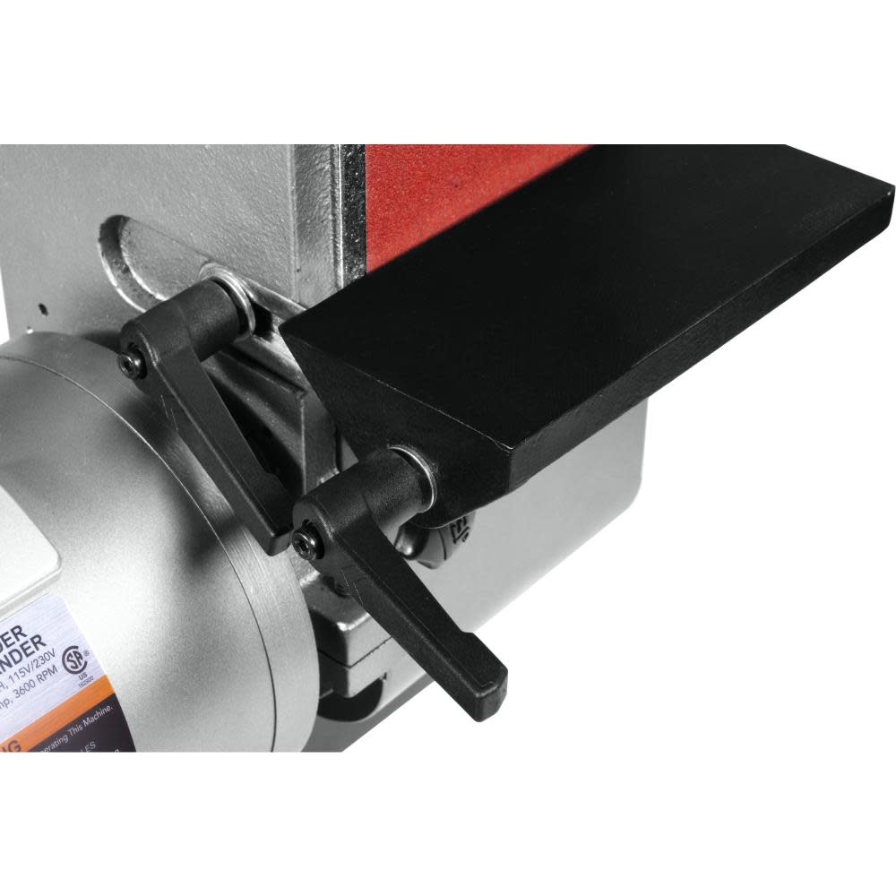 8-Inch Variable Speed Industrial Grinder and 2 x 48 Belt Sander ;