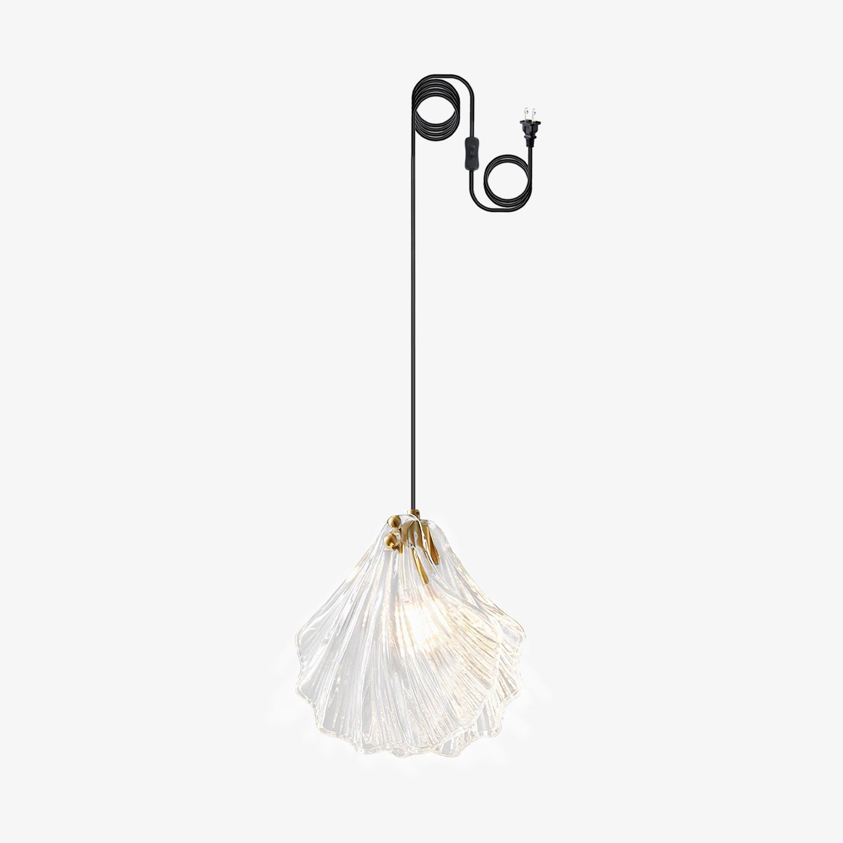 Shell Mini Pendant Swag Light