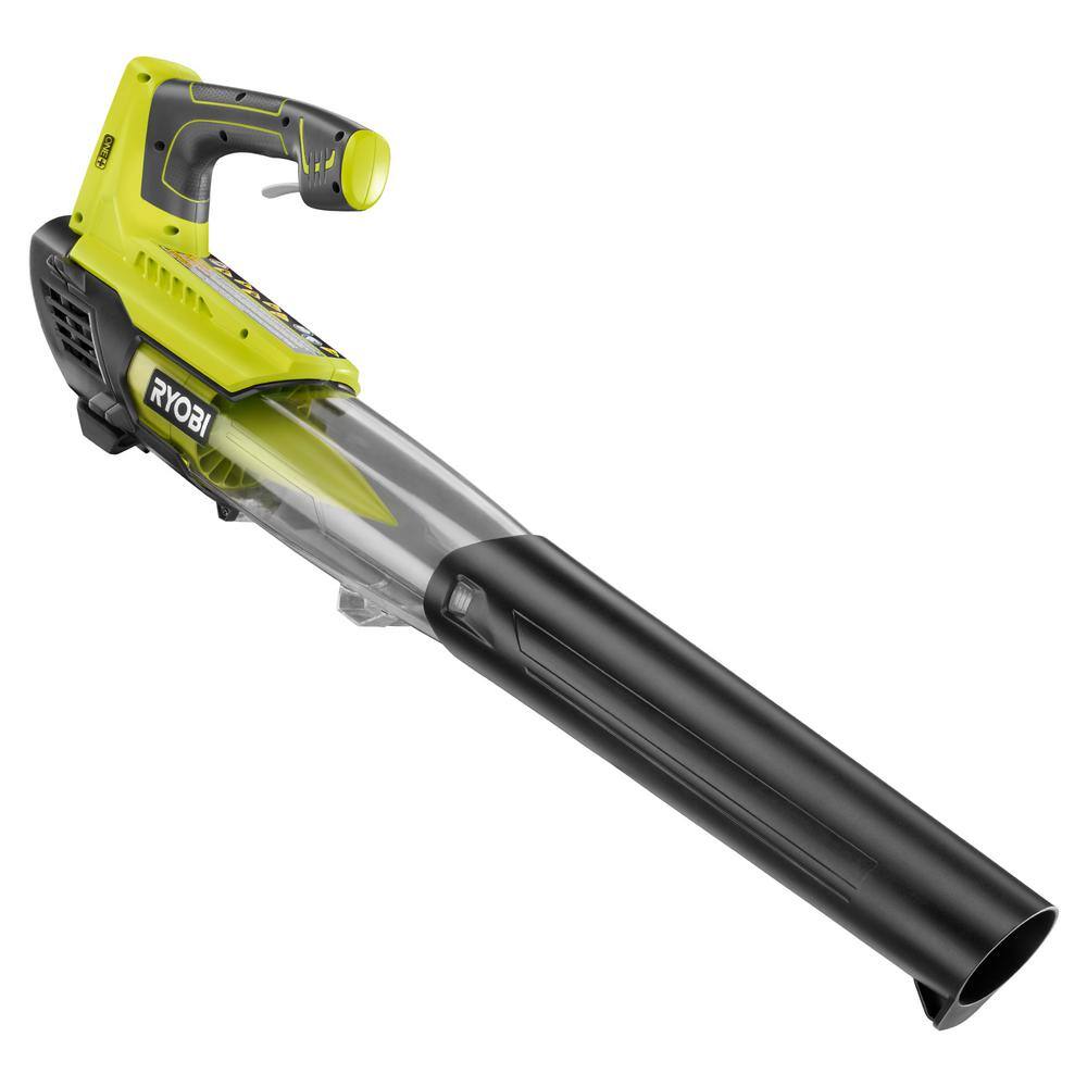 RYOBI ONE+ 18V Cordless String TrimmerEdger and 100 MPH 280 CFM Leaf Blower with (2) 4.0 Ah Batteries and (2) Chargers P2080-BLW2