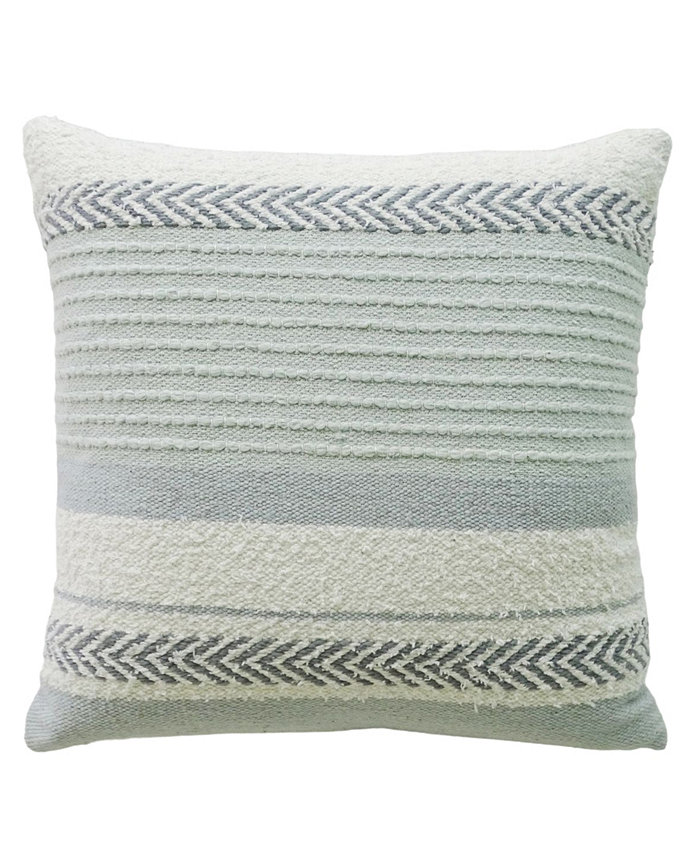 Vibhsa Linden Street Handloom Woven Striped Decorative Pillow， 20