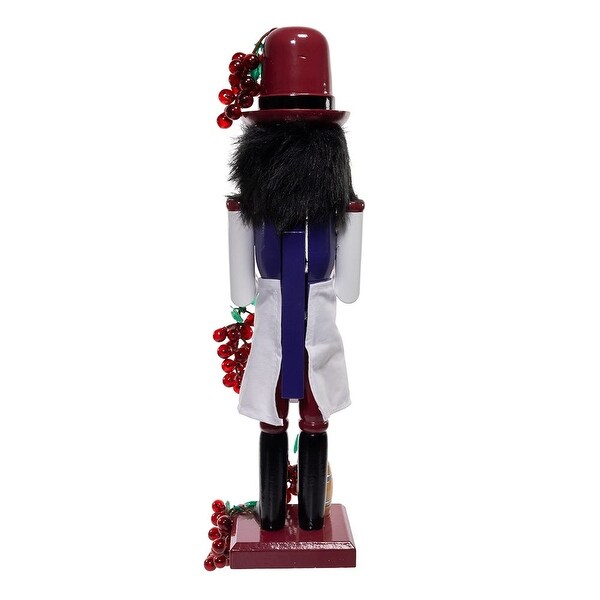 Kurt Adler 15Inch Wooden Wine Nutcracker