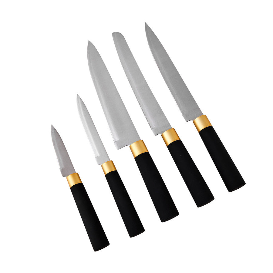 Karaca Woodland Black 6 Piece Knife Set 153.03.06.1479