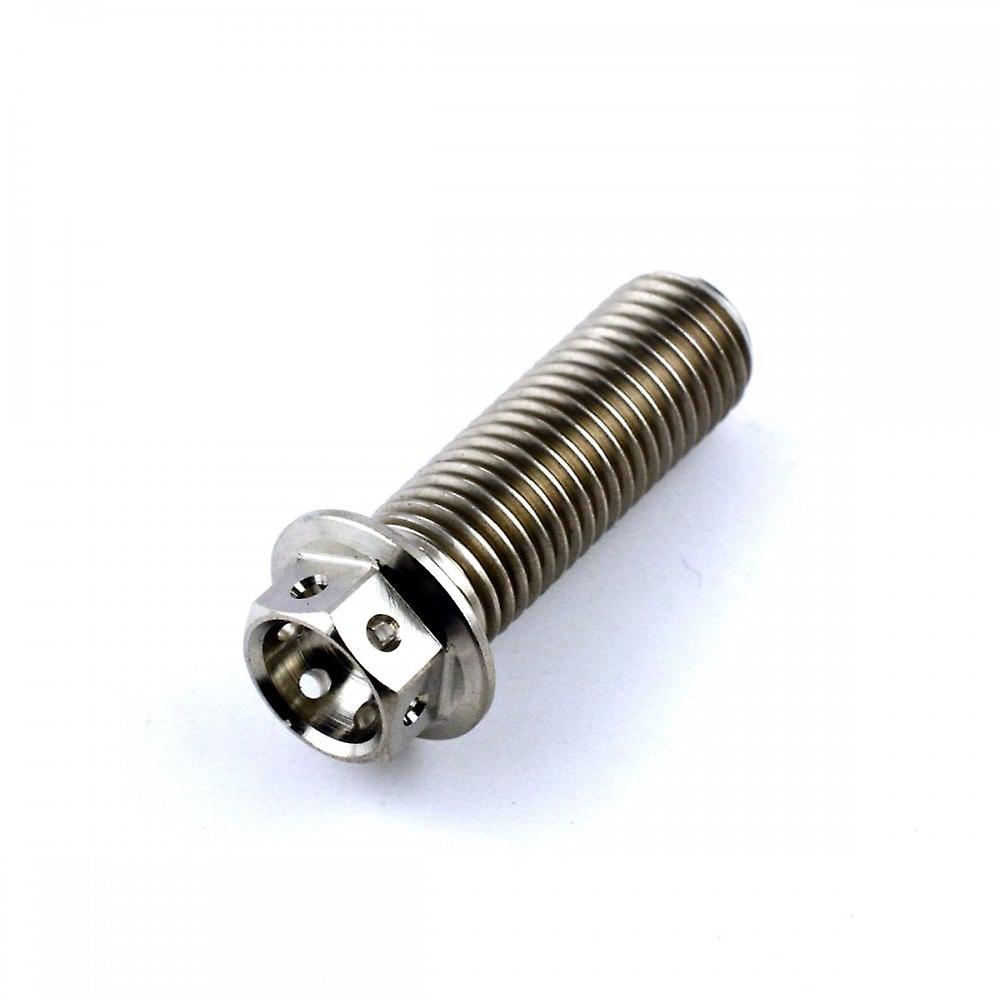 Racebolt Stainless Steel Race Drilled Hex XS Head Bolt M10 X 1.25mm X 30mm