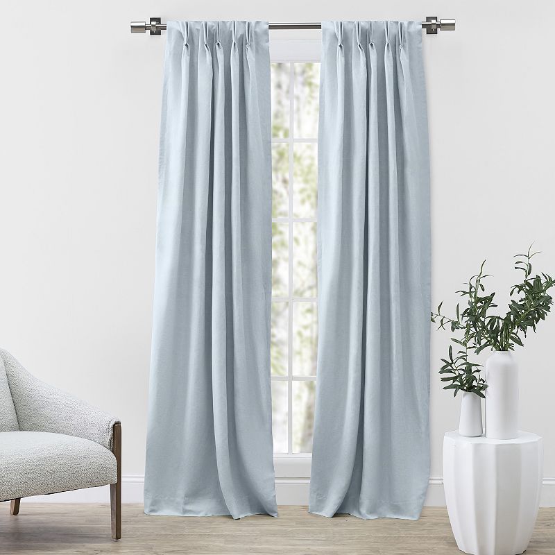 Serene Pinch Pleat Pair With Back Tabs Curtain