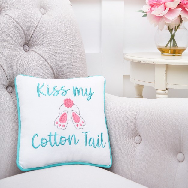 C amp f Home Kiss My Cotton Tail Pillow