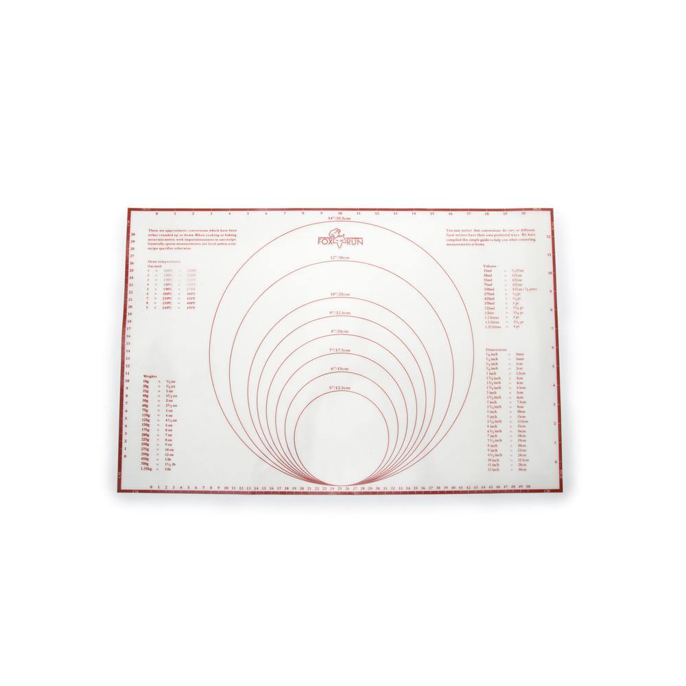 Fox Run Baking Mat with Measurements Silicone 4724