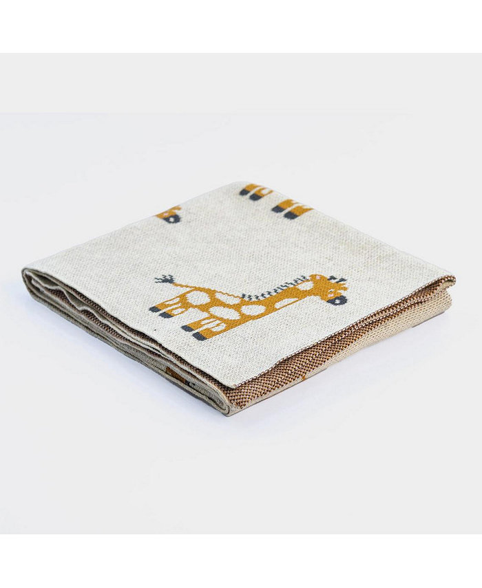 RocketBaby Cotton Baby Blanket Giraffe