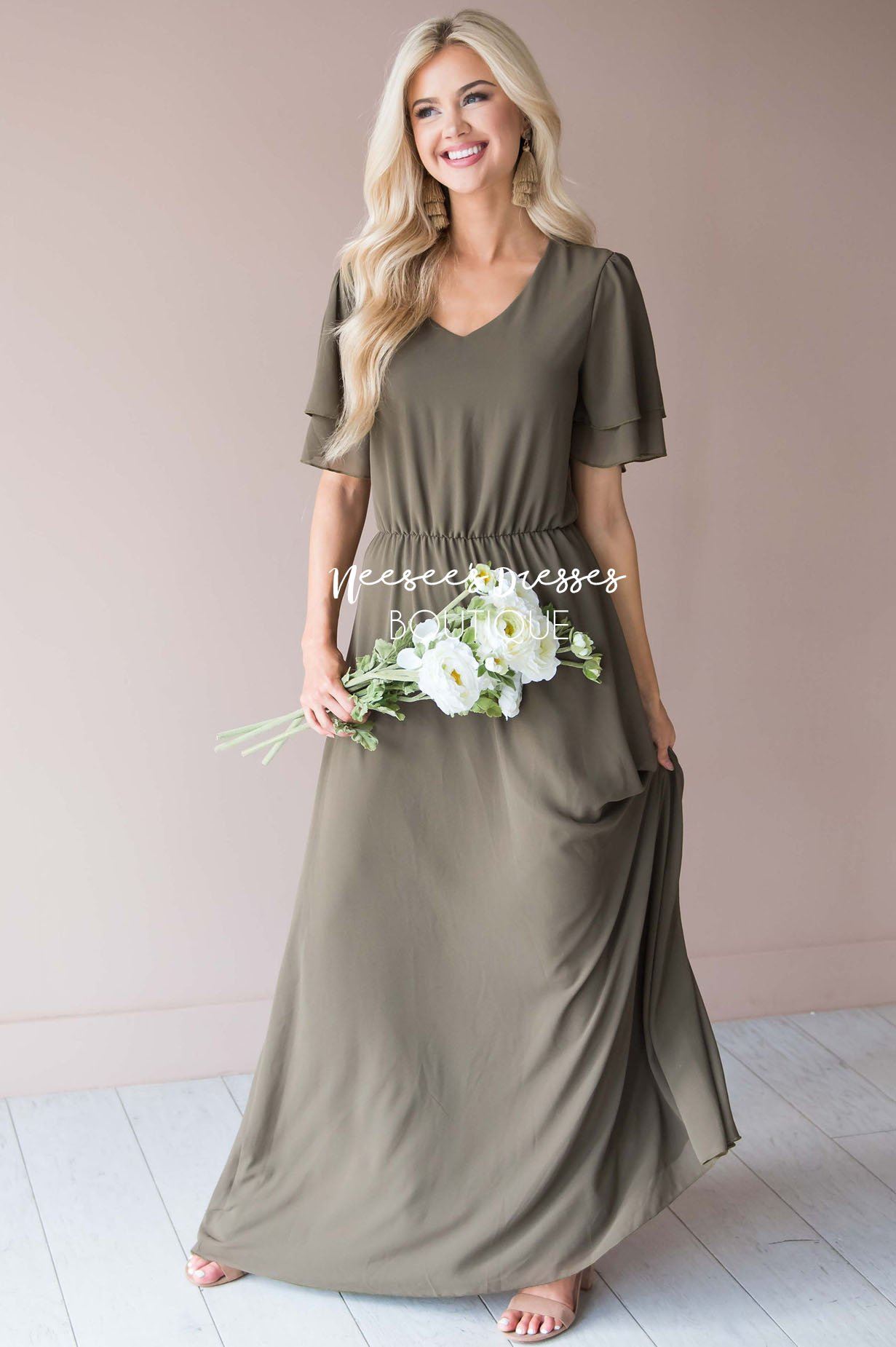 The Chloe Chiffon Maxi Dress