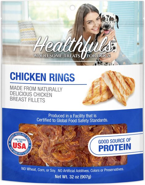 RUFFIN' IT Healthfuls Chicken Rings Jerky Dog Treats