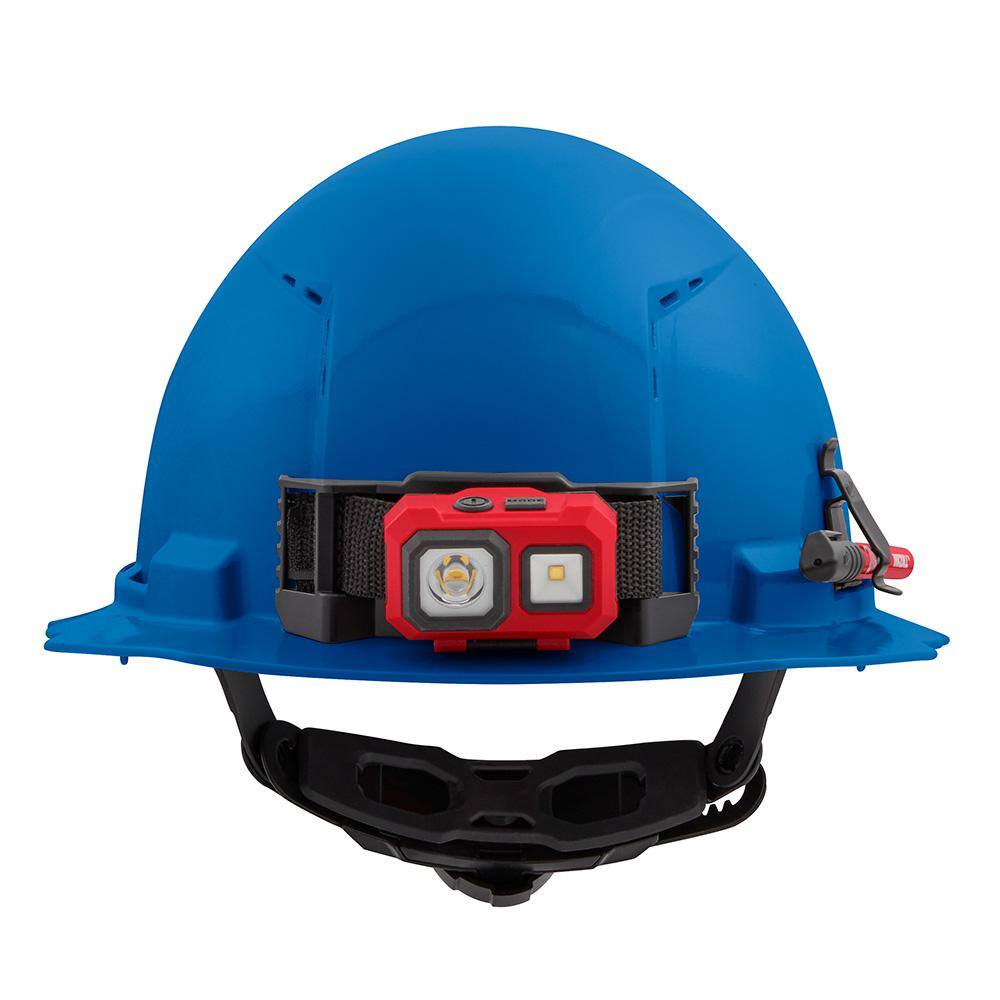 MW BOLT Blue Type 1 Class C Full Brim Vented Hard Hat with 6-Point Ratcheting Suspension (10-Pack) 48-73-1225X10