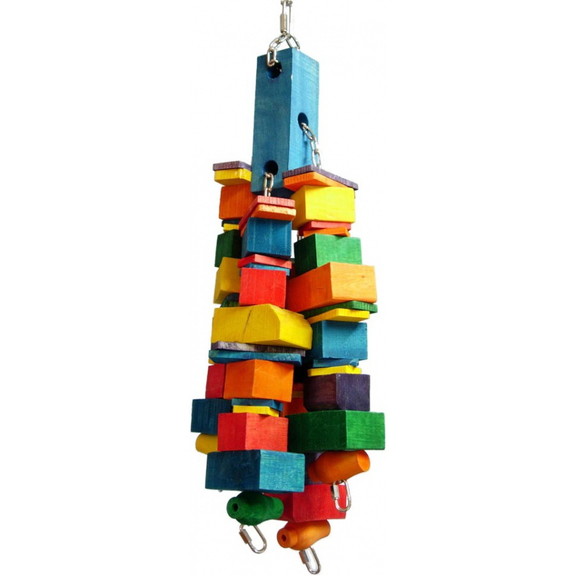 Zoo Max Big J Wood Bird Toy Large  1 count  606