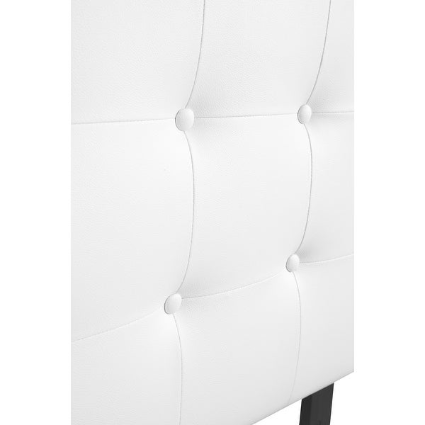 LYKE Home London White Twin Headboard - - 31264260