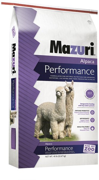 Mazuri Alpaca Performance Alpaca Food， 40-lb bag