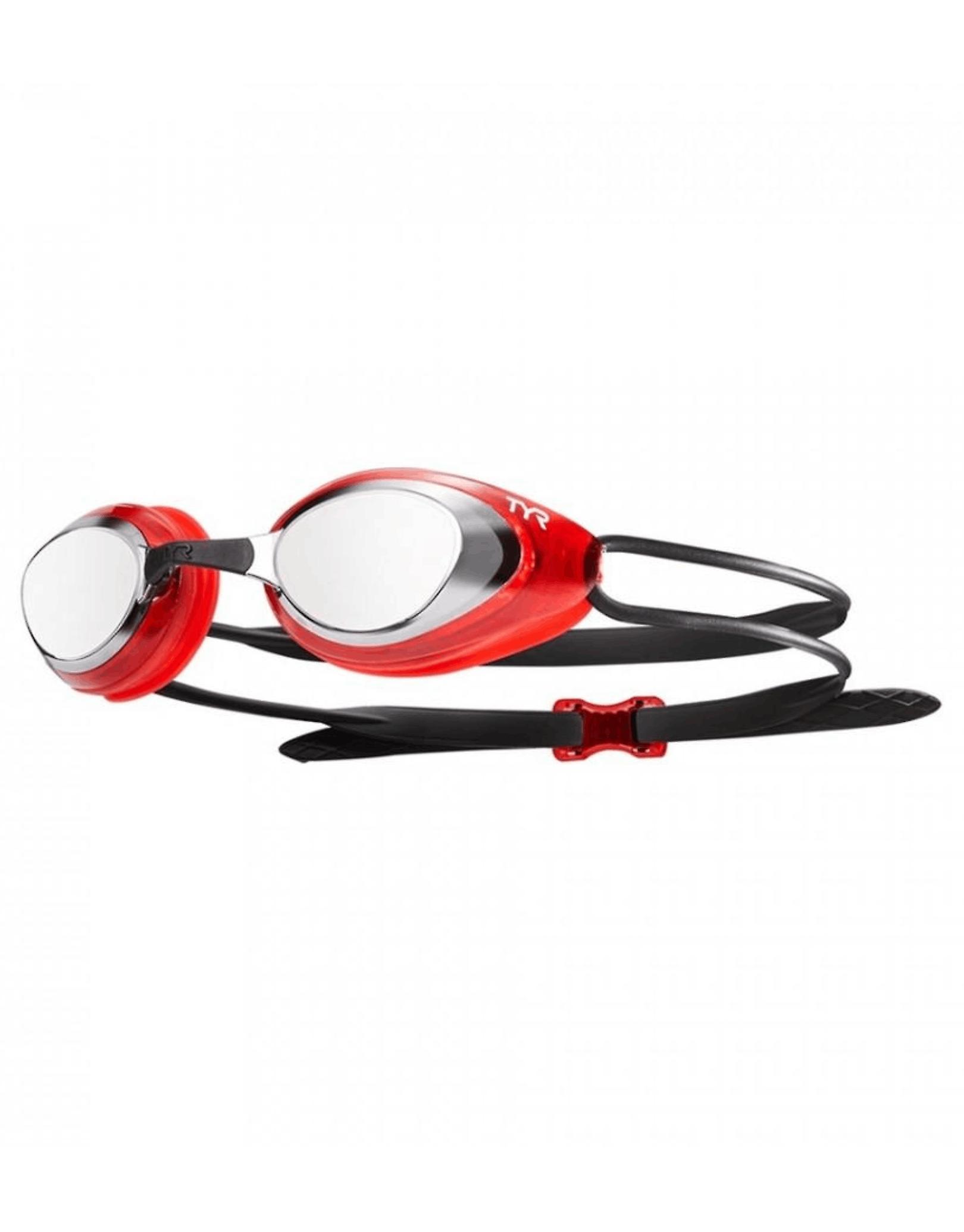 TYR Black Hawk Racing Mirrored Swim Goggle