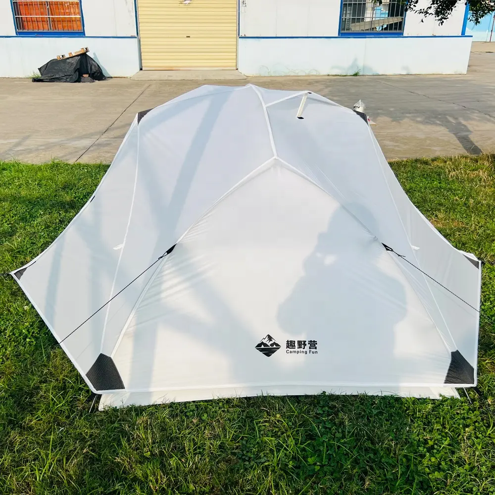 New Self standing 20D Ultralight 2 Person Backpacking Tent Waterproof Double Layer Outdoor Camping Tent