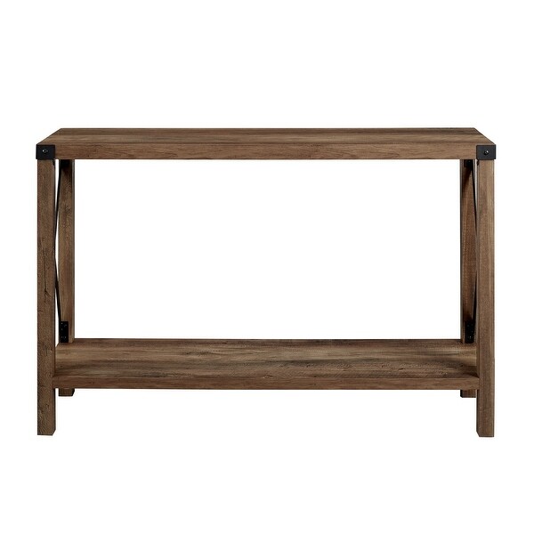 Middlebrook Kujawa 46-inch Wide X-frame Farmhouse Entry Table