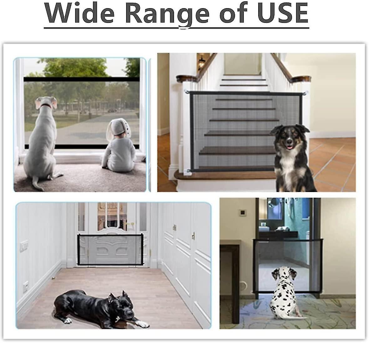 Dog Gates For The ， Gate For Sts No Ing， Mesh Portable Safety Fence Easily In Any