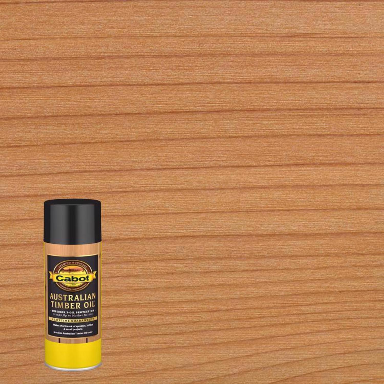 Cabot Australian Timber Oil Aerosol Transparent Natural Oil-Based Australian Timber Oil 12 oz