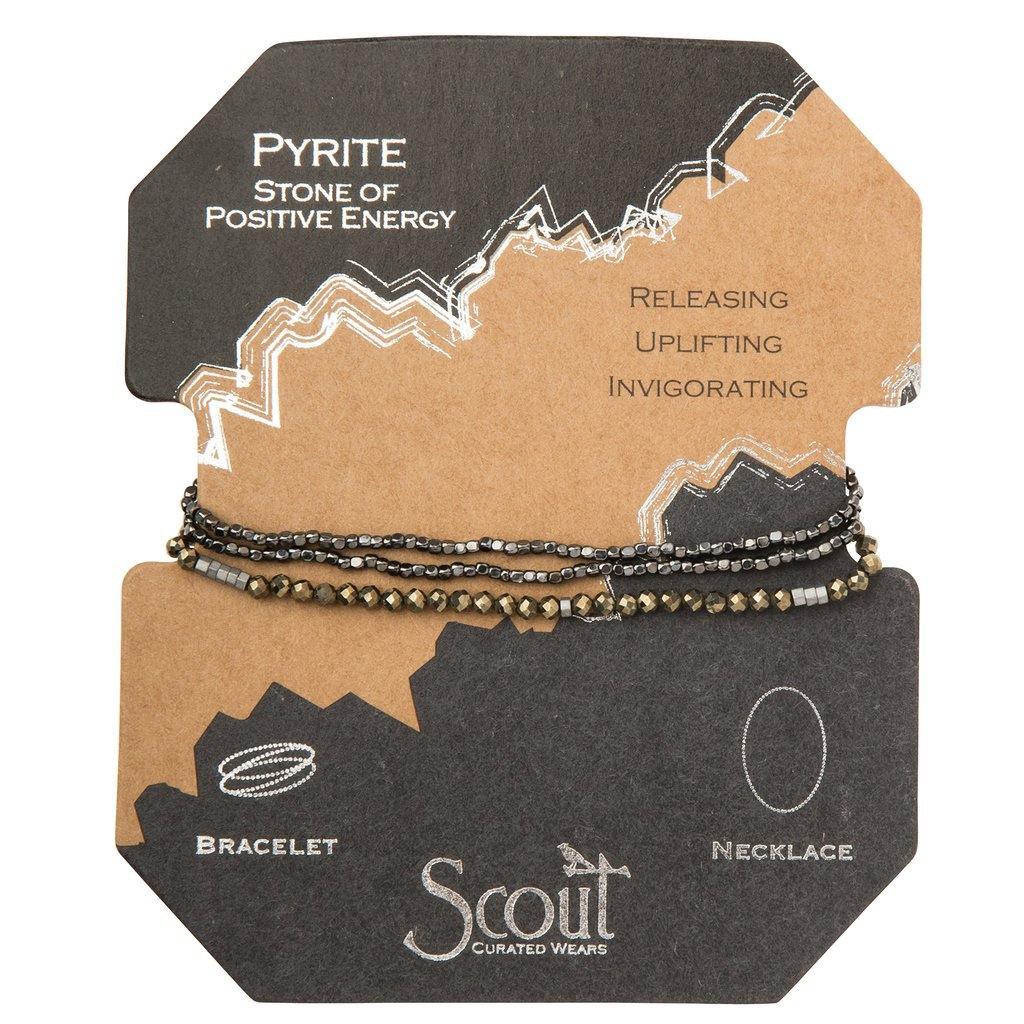 Scout Curated Wears  Delicate Stone Pyrite - Stone of Positive Energy