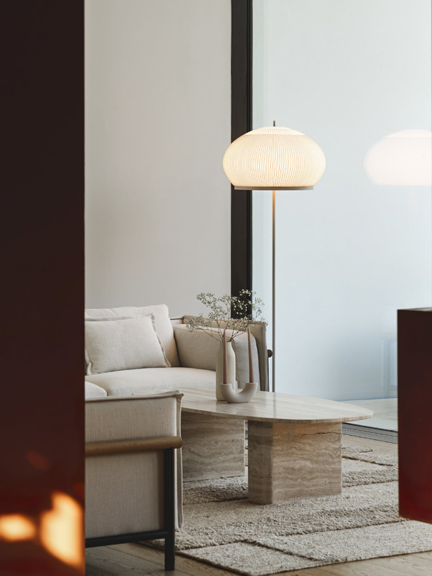 Lantern Knit Floor Lamp