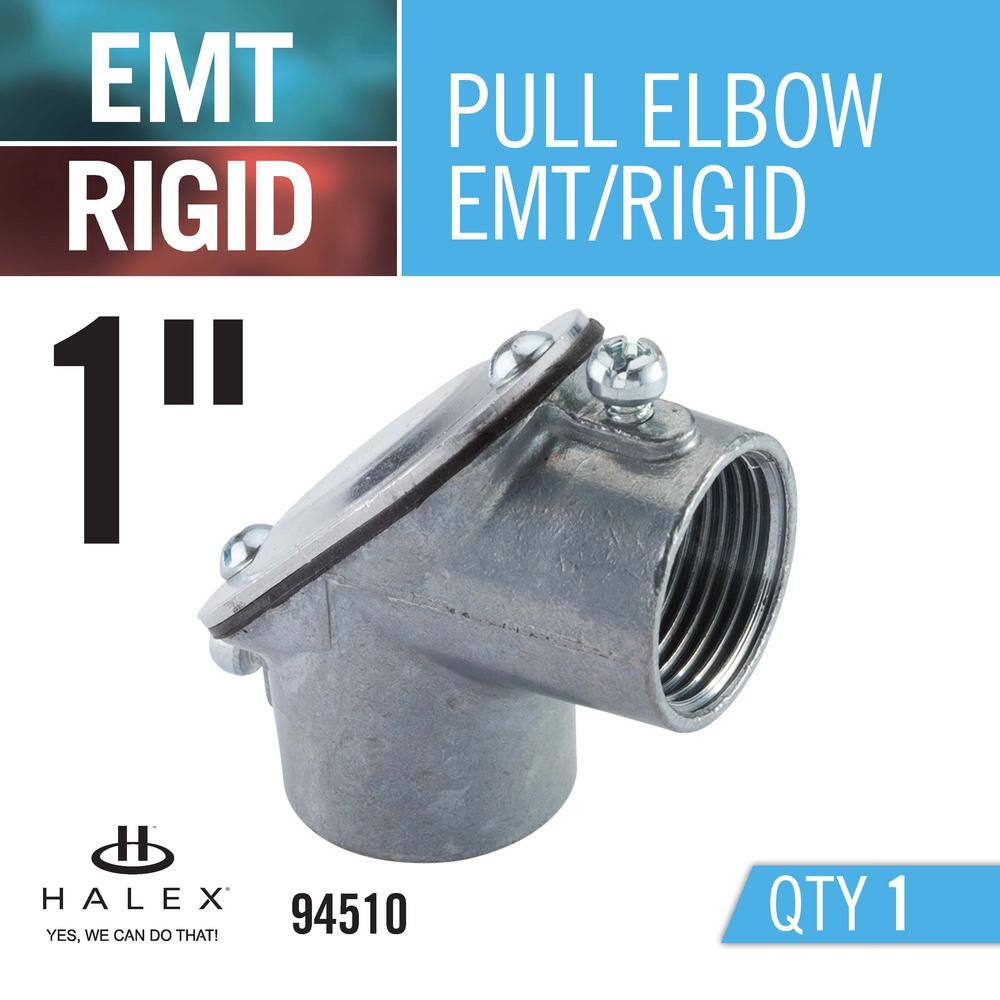 Halex 1 in. EMTRigid Pull Elbow 94510