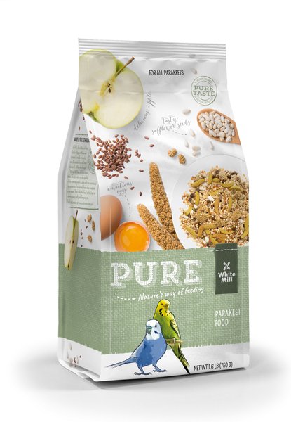 White Mill PURE Parakeet Food， 1.6-lb bag