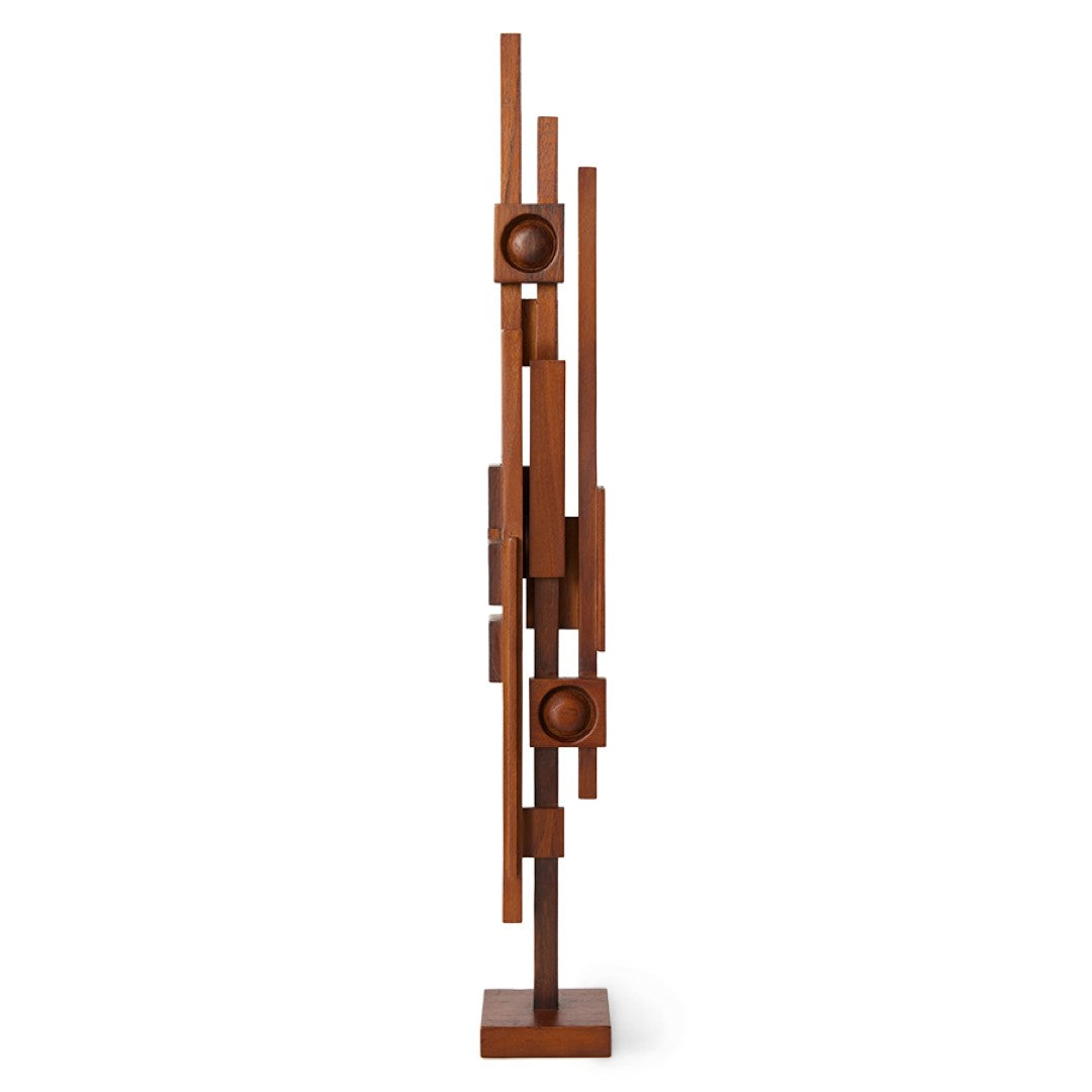 Skyline sculpture espresso - L