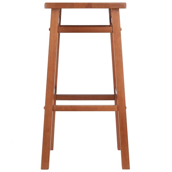 Carter Square Seat Bar Stool - 15.43 x 15.43 x 29.02 inches