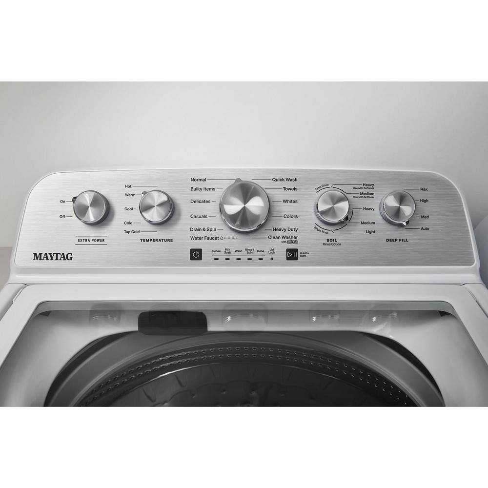 Maytag 4.8 cu. ft. Top Load Washer in White with Extra Power Boost MVW5430MW