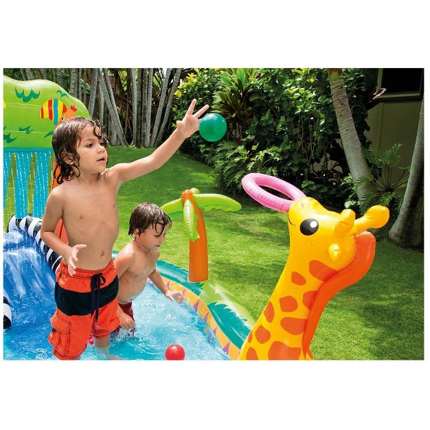 Intex Jungle Play Center Inflatable Pool With Sprayer