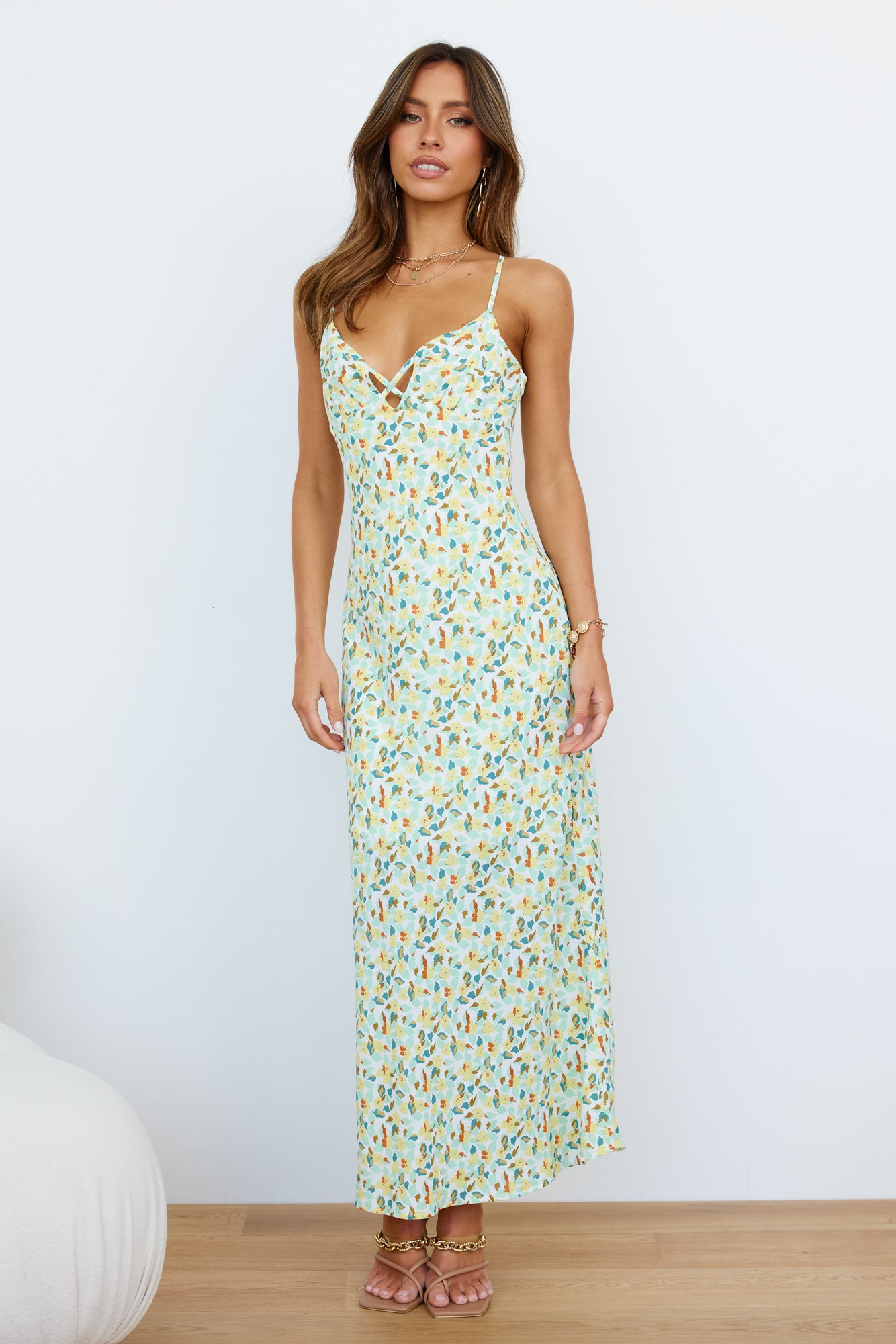 Smiley Moments Maxi Dress Floral