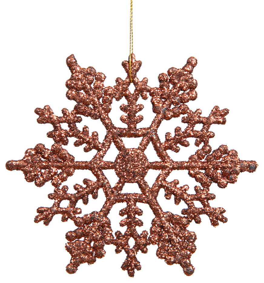 Vickerman Glitter Snowflake 24/Pvc Bx   Traditional   Christmas Decorations   by Vickerman Company  Houzz